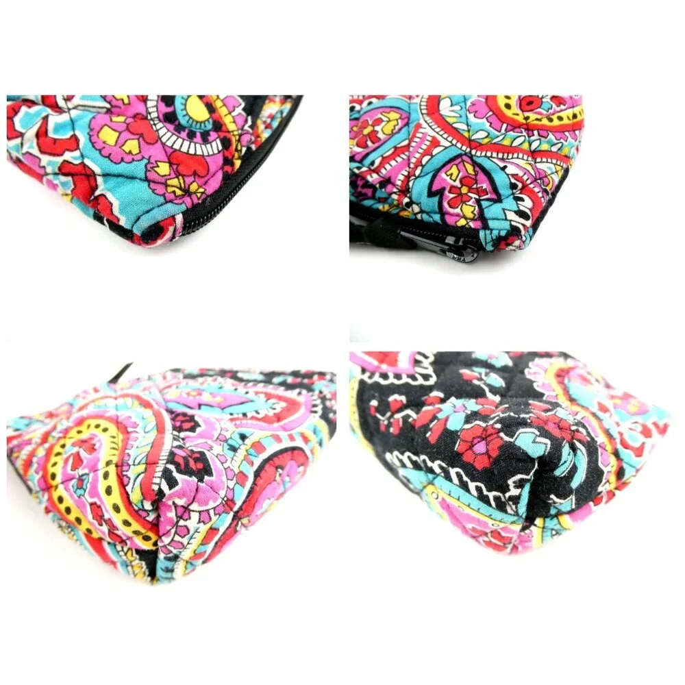 Vera Bradley Parisian Paisley Zip Cosmetic Case w/Mirror‎